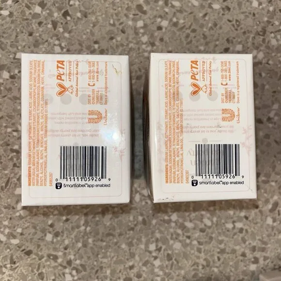 Dove Garden Tea Party Bar Soap Honeysuckle Gardenia Two 4 Bar Pack Bars NEW - Picture 6 of 8